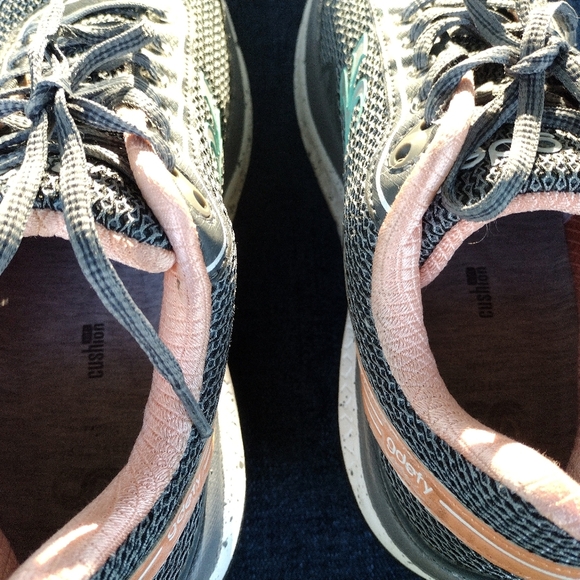 Gdefy Gravity Defyer Mighty Walk Women’s Shoes US Size 7.5 Gray/Salmon. - Picture 5 of 6